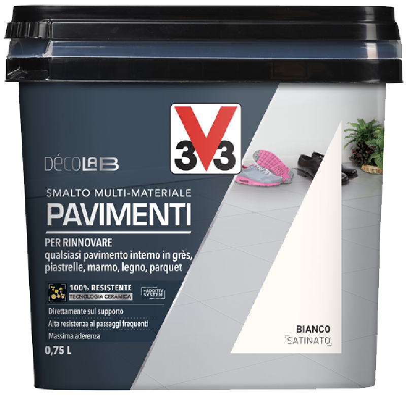 Smalto Ultra Aderente Decolab Pavimenti • V33 • Resistenza rinforzata