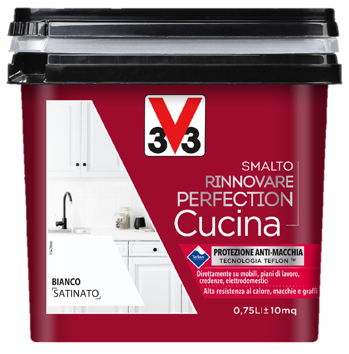 Smalto Rinnovare Perfection Cucina • V33 per rinnovare piastrelle